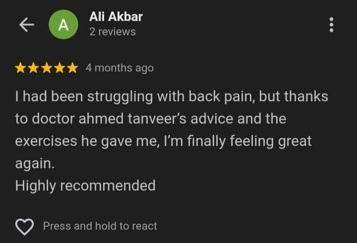 Patient review 7
