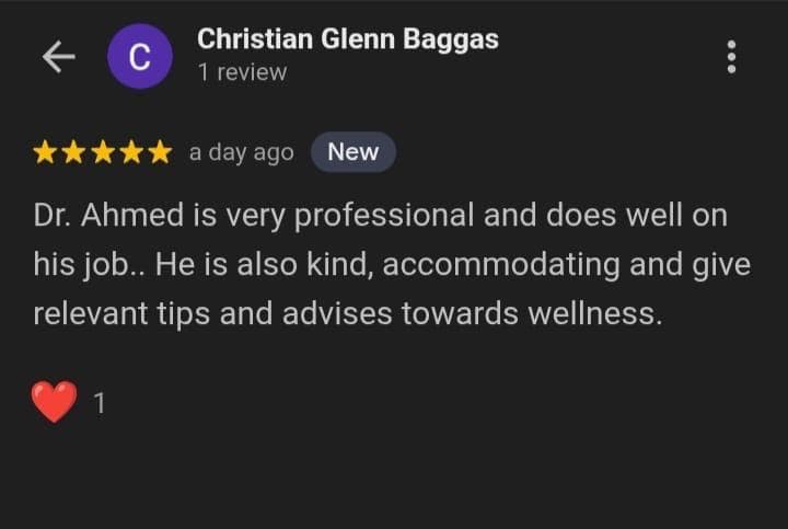Patient review 9